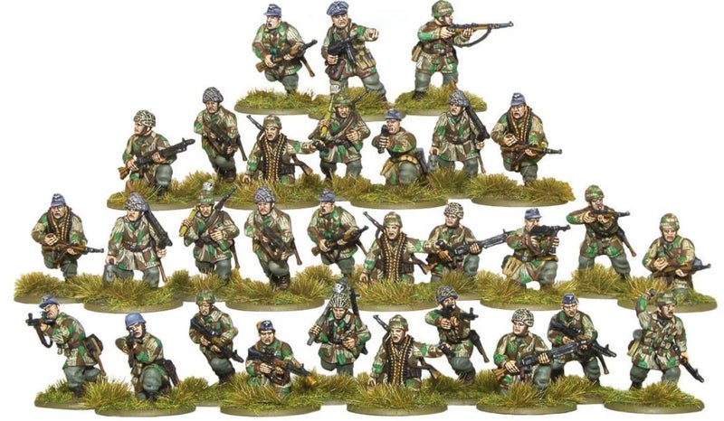 Warlord Games German Fallschirmjager Airborne Paratroopers - 28mm Scale Plastic Miniatures for Bolt Action Highly Detailed World War 2 Miniatures for Table-top Wargaming - Image 2